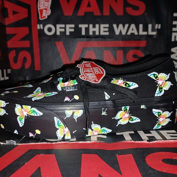 Vans Men's 8.5/Women's 10 Authentic Stacked Morph Blackout Glow In The Dark - Picture 6 of 14